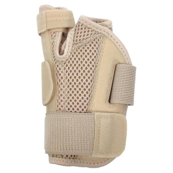 1Pc Thumb Wristband Brace Wraps Carpal Tunnel Arthritis Tendonitis Sprain Finger Support Bandage Sports Gym Wrist Protector Skin Color