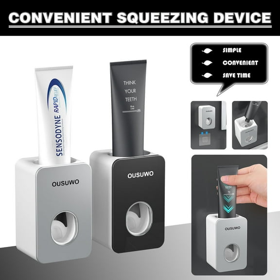 1Pc Toothpaste Squeezer Toothpaste Dispenser Automatic Toothpaste Squeezer Dispenser Bathroom Products