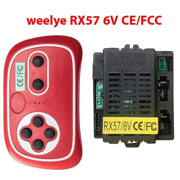 1Pc Toy Car Remote Control And Receiver For Welye Rx57 6V 12V Receiver Ce/Fcc 2.4G Transmitter Compatible With Multiple Type