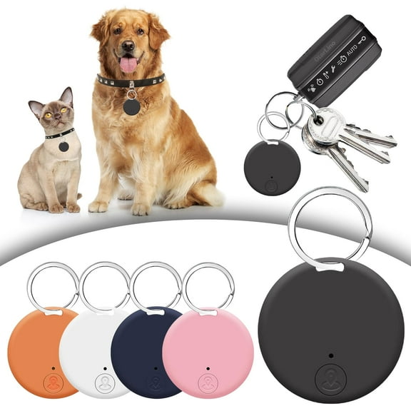 1Pc Tracker, Key Finder, GPS Tracking Bluetooth 5.0 Mobile Key Tracking, Anti-Loss & Waterproof Device for Pet GPS Locator Bluetoothr, Pink
