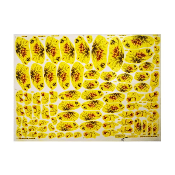 1Pc Transfers Decal Ceramic Craft Underglaze Paper Ceramics Clay Decorative Decals for Porcelain Pottery Overglaze