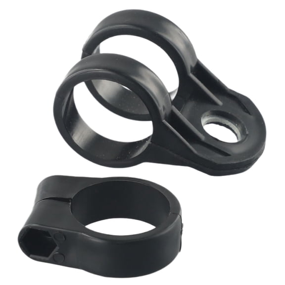 1Pc Trimmer Brushcutter Harness Hook Clip Bracket Black For 26Mm Shaft Pipe Tie Wrap Cable Clamp Garden Tool Parts Accessories