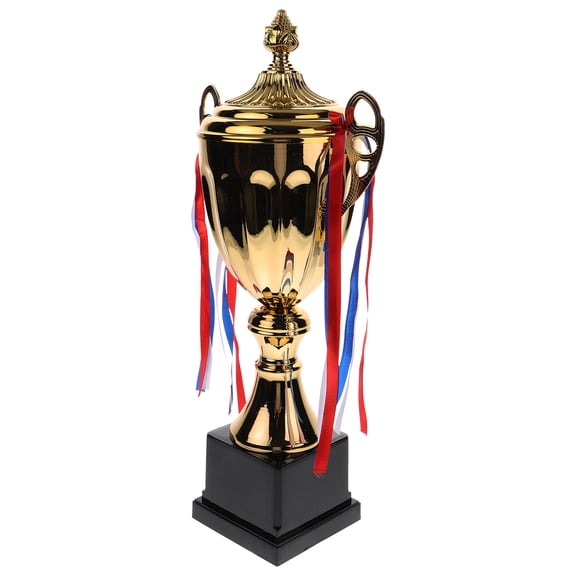 YOSADIER 1Pc Basketball Trophy with Golden Cup and Base for Sports Competition Award