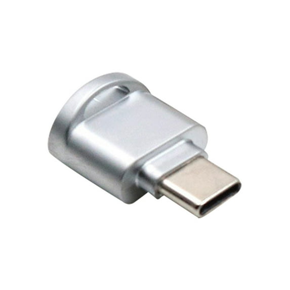 1Pc Type-C Card Reader, Mini Metal USB 3.1 Micro Secure Digital TF Memory Type-C Card Reader OTG Adapter