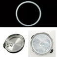 thumbnail image 1 of 1Pc Universal Electric Pressure Cooker Sealing Ring 2L 8L Silicone Rubber Gasket Pad Accessory For Electric High Pressure Cookers Cooking Utensils Non-Toxic BPA-Free Replacement Parts, Clear, 1 of 5