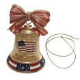 thumbnail image 1 of 1Pc Usa 250Th Anniversary Bell - Handmade 3D Enamel Metal Ornament, Christmas Tree & Outdoor Garden Decor, Collectors Gift,Golden+ Hanger Cord, 1 of 6
