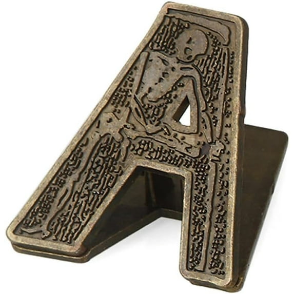 1Pc Vintage Metal Book Clip 50x46x36mm Bronze Alloy Binder Clips with Letter A Shape for Journal Notebook Planner Decorative Book Page Holder Marks