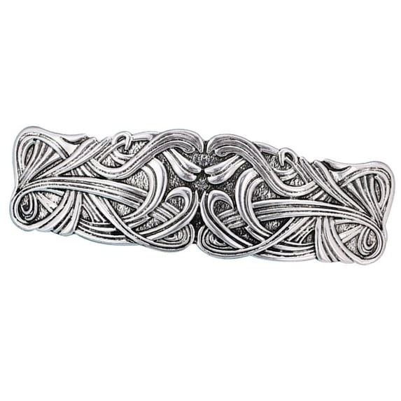 1Pc Vintage Style Large Hair Clip Metal Barrette 01