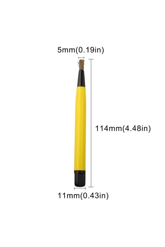 1Pc Watch Jewelry Cleaning Pen Fiberglass Scratch Brush Pen Rust Stain Remover Pen Jewelry Electronic Components Repair Tool Copper Wire Pen Smile Home