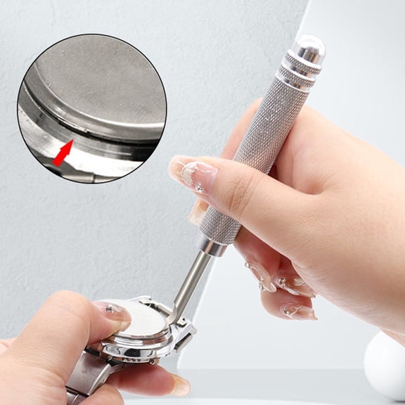 1Pc Watch Repair Tool Watch Case Opener Back Cover Pry Remover For Battery Replacement Watch Accessory Repair Tool E Smile Home