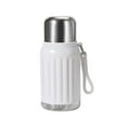 thumbnail image 1 of 1Pc Water Bottles 3.3X7In, Stainless Steel Slim Insulated Thermal for Hot Cold Drink, Vacuum Portable Water Bottle for Travel Camping Hiking (White), 1 of 6