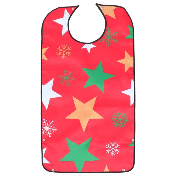 1Pc Waterproof Adult Mealtime Bib Elder Bib Old Men Wearable Dinner Feeding Bib