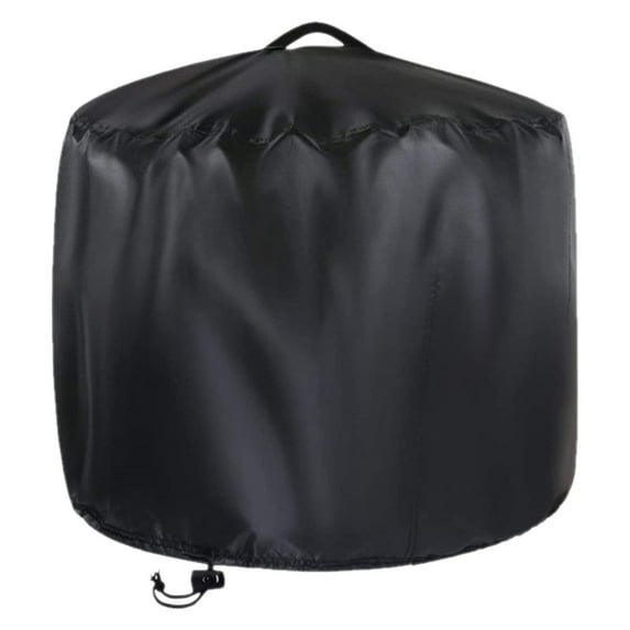 1Pc Waterproof Fire Pit Dust Cover - Outdoor Protector,Outdoor Fire Pit Cover with Adjustable Drawstring,Waterproof Windproof Dustproof UV-Resistant Heavy Duty Cover for Outdoor Patio Firepit Table,L
