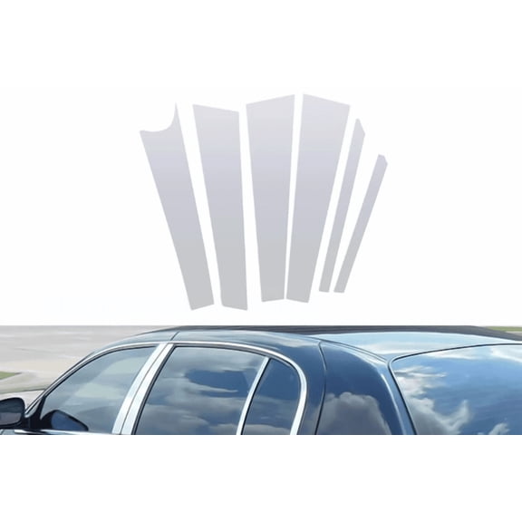 1Pc Window Pillar Posts Door Trim Cover Kit for 1998-2011 Lincoln Town Car