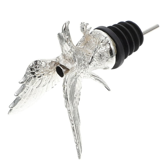 Raindrops Zinc Alloy Wine Pourer and Stopper for Bottle with Design Fits Most Wine Bottles