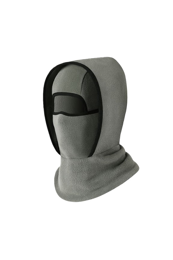1Pc Winter Balaclava Ski Mask for Men & Women,Windproof Fleece Winter Face Cover,Winter Windproof and Warm,UV Protection Face Mask for Cold Weather Skiing,Snowboarding,Motorcycle & Riding,Grey,14x16"