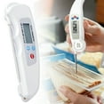 thumbnail image 1 of 1Pc Wireless Meat Thermometer Digital for Grill - Instant Read Grill Thermometer,Digital Foldable Probe Meat Thermometer with Compact Folding Probe for Cooking Liquids Grilling BBQ Baking,White, 1 of 6