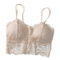 1Pc Women Cute Vest Strapless Front Buckle Lift Bra Have A Chest Pad