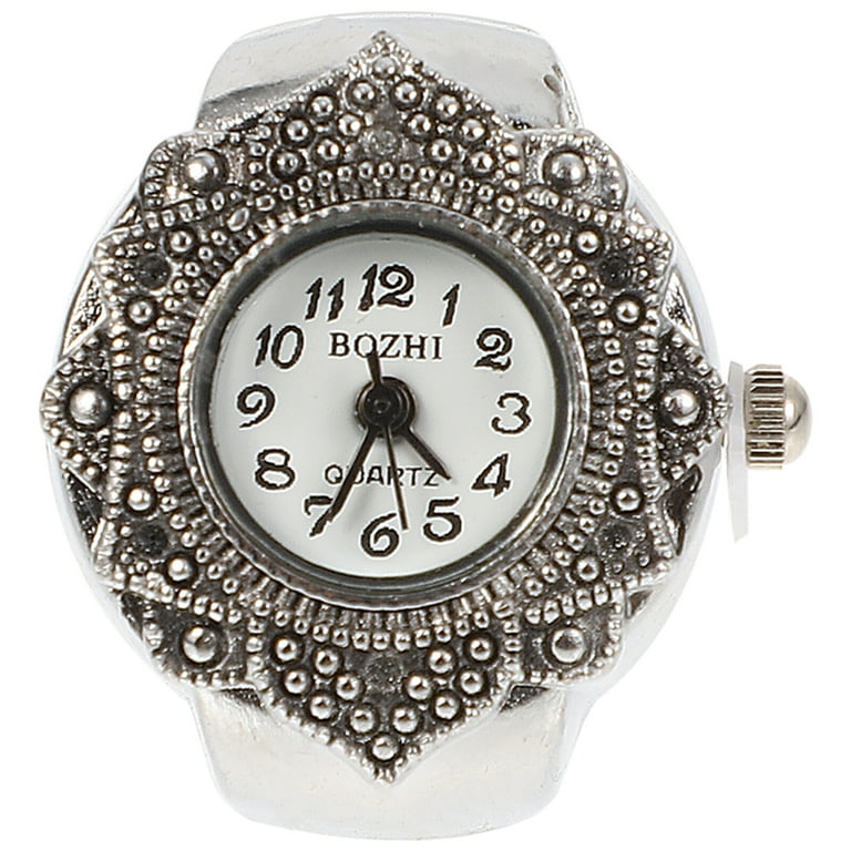 1Pc Women Men Finger Watch Casual Finger Watch Quartz Finger Ring Watch Walmart