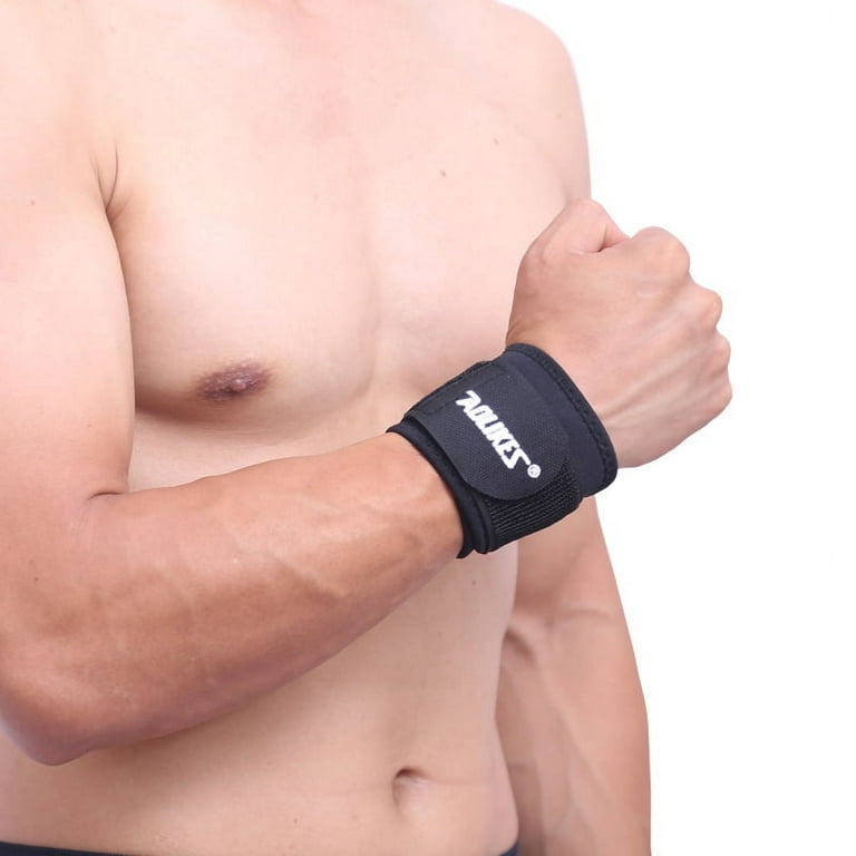1Pc Women Men Sports Hand Wrist Sweat Band Belt Workout Wristband Sweatband