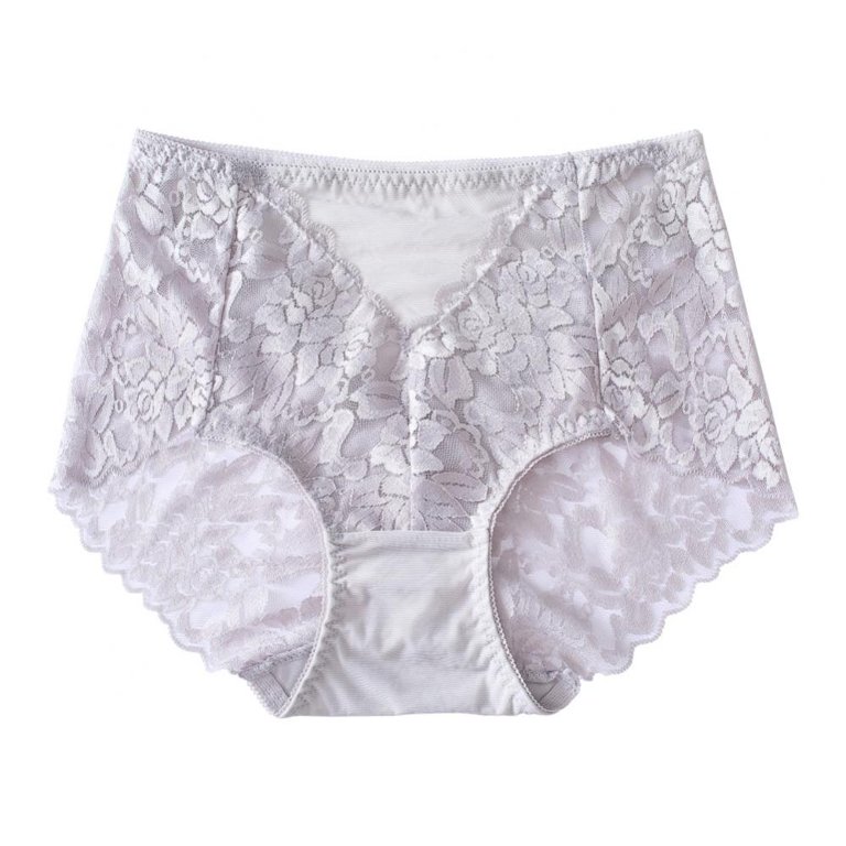 1Pc Women'S Sexy Lace Panties High Waist Tummy Control Underwear Briefs  Briefs Floral Lace Boys Shorts 