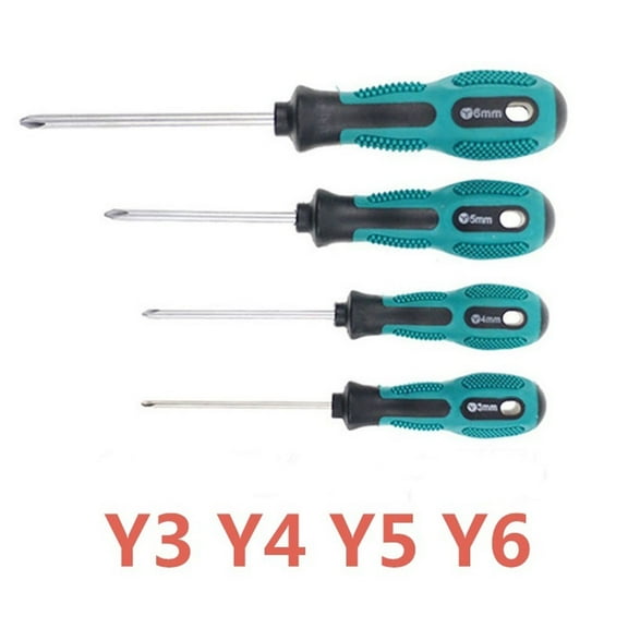 1Pc Y4 Screw Driver Triangle Electrical Appliances Repair Handle Tool Multi-Function Y Type Shaped Screwdriver Hand Tool Y3 Smile Home