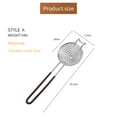 thumbnail image 1 of 1Pc,stainless steel egg white separator creative extended handle protein egg white egg yolk separator hot pot fishing (Thickened large size), 1 of 7