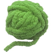 1Pcs 0.55LB 25mChunky Chenille Yarn for Blanket, Super Bulky Soft Thick Fluffy Jumbo Giant Washable Polyester Big Yarn for Hand Knitting Extreme DIY Arm Knitting Throw Rugs Pillow
