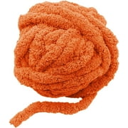 1Pcs 0.55LB 25mChunky Chenille Yarn for Blanket, Super Bulky Soft Thick Fluffy Jumbo Giant Washable Polyester Big Yarn for Hand Knitting Extreme DIY Arm Knitting Throw Rugs Pillow