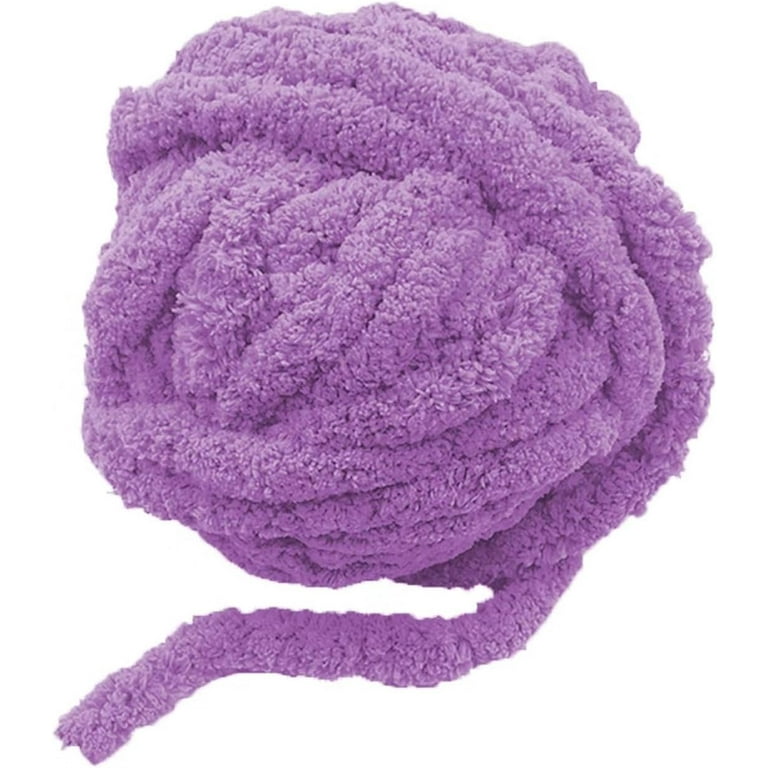 1Pcs 25mChunky Chenille Yarn for Blanket, Super Bulky Soft