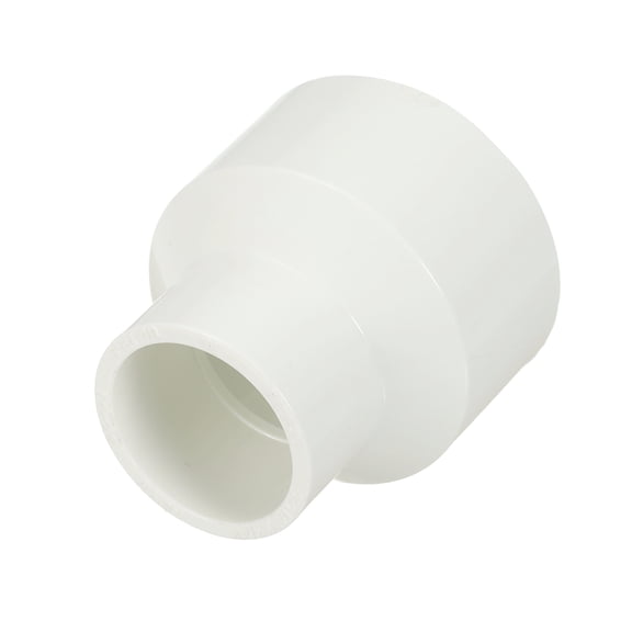 1Pcs 1 1/4"x3/4" PVC Reducer Pipe Coupling Fitting, SCH40 (SOCxSOC) Furniture Grade PVC Slip Socket Connectors, Straight Pressure Pipe Fittings for Home Use, Irrigation, White