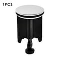1Pcs 1.5" Bathroom Sink Drain, Pop Up Drain Stopper With Overflow