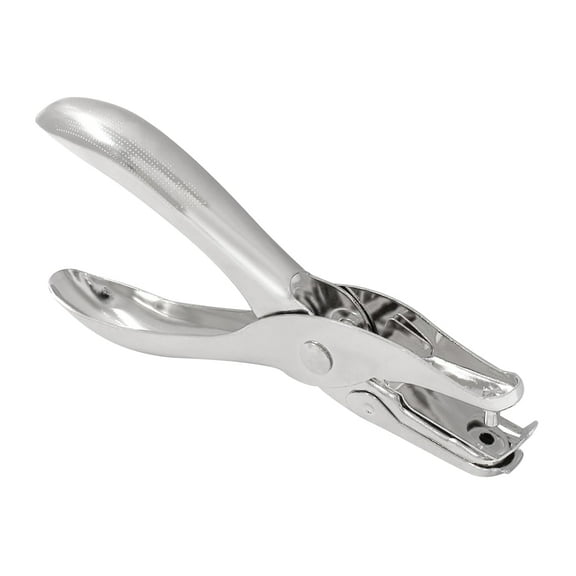 1Pcs 1/8/ 3mm Small Mini Metal Hole Punchers Tiny Circle Shaped Hole Handheld Paper Punch Punchers for Greeting Cards, Paper, Invitations, 8 Sheet Punch Capacity