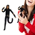 thumbnail image 1 of 1Pcs 11" Michael Plush Figure, Funny Bendable Plush Figure, Plush Doll, Flexible Wire Frame, Ugly Pillow Style Poseable Doll Stuffed, Gift for Mikey Fans, 1 of 8