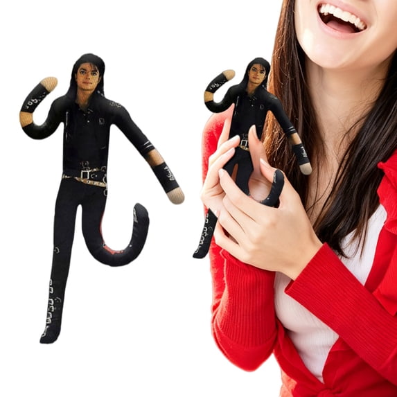 1Pcs 11" Michael Plush Figure, Funny Bendable Plush Figure, Plush Doll, Flexible Wire Frame, Ugly Pillow Style Poseable Doll Stuffed, Gift for Mikey Fans