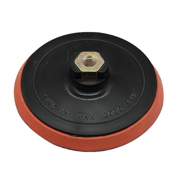 1Pcs 115/125Mm M14 Sanding Pad Thread Polishing Pad Hook And Loop Backed Plate Abrasive Disks For Angle Grinder Polishing Pad 5Inch Fangkenuo