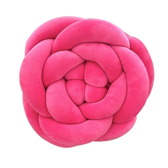 1Pcs 11x11 inches Hand-Woven Flower Shaped Backrest Cushion Thicken Seat Cushion Pad Floor Pillows for Dining Chair Sofa Patio Office Desk Chair