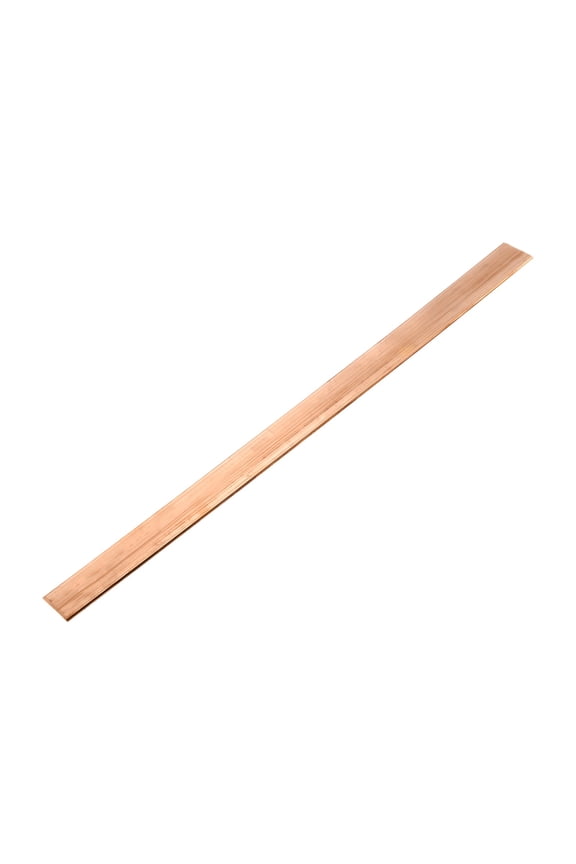 1Pcs 15.8" x 1.2" Copper Flat Bar,1/8" Thickness for Grounding Systems Architectural Projects