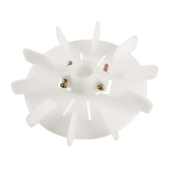 1Pcs 170*28mm Round Shaft Replacement White Plastic 10 Impeller Motor Fan Vane