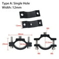 thumbnail image 1 of 1Pcs For 18.5-33.5mm Front Fork Handlebar Frame Pipe Bicycle Accessories Aluminium Motorcycle Spotlight Holder Multifunctional Clamp Electric Bike Phone Headlight Bracket SINGLE HOLE 12MM, 1 of 8