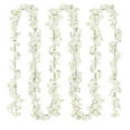 thumbnail image 1 of 1Pcs 180M Cherry Blossom Garland Artificial Cherry Flower Vines Hanging Silk Flowers Garland for Home Wedding Garden Party Arch Office Decor White, 1 of 7