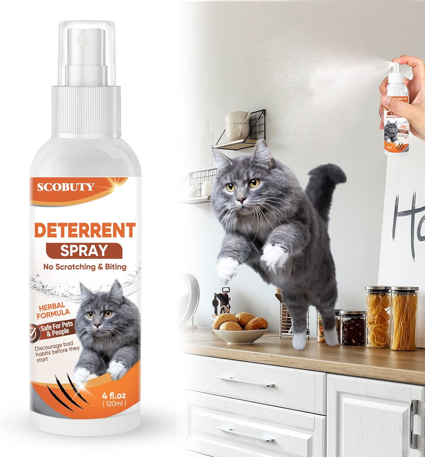 Cat repellent to stop scratching best sale