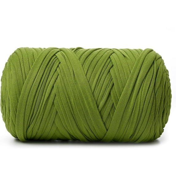 1Pcs 200g /196ft Elastic Fabric T Shirt Yarn for Crocheting,Beginner Crochet Yarns with Polyester Spandex Blend,Total Soft Tshirt Yarn for Crochet Crafts/Bags/Baskets