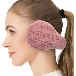 Winter Ear Muffs for Men & Women - Foldable Fleece Ear