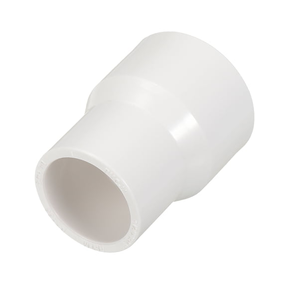 1Pcs 3/4"x1/2" PVC Reducer Pipe Coupling Fitting, SCH40 (SOCxSOC) Furniture Grade PVC Slip Socket Connectors, Straight Pressure Pipe Fittings for Home Use, Irrigation, White