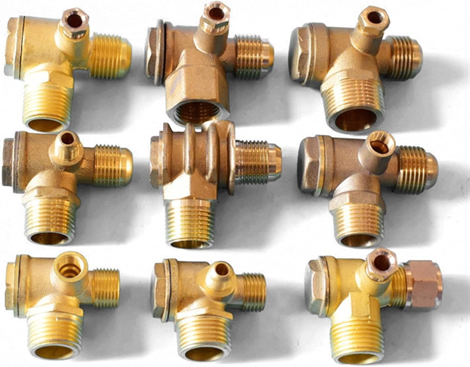 1Pcs 3 Port Check Valve Brass Internal/Male Thread Return Valve/Check