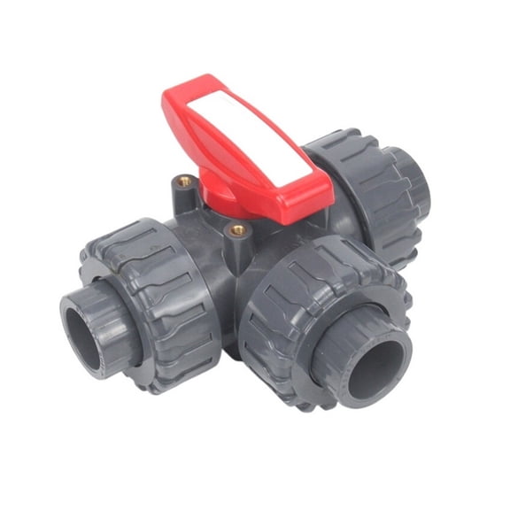 1Pcs 3 Way Ball Valve T /L Type Multiple Control Valve Pipe Fittings Garden Irrigation Water Tube Connectors ,Easy to Install