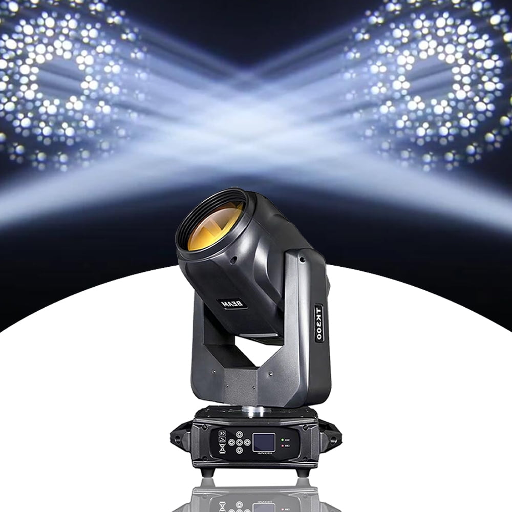 1Pcs 300W Beam Moving Head Light DMX 512 Control Stage Effect Nightclub Party DJ Disco Lighting Effect