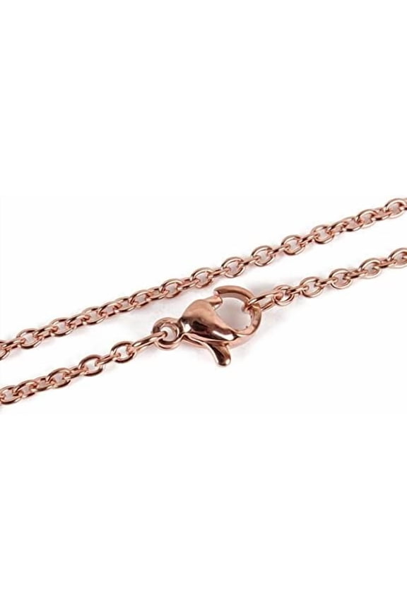 1Pcs 304 Stainless Steel Cable Chains Necklace Making Minimalist Chain Necklace Choker with Lobster Claw Clasps