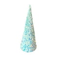 thumbnail image 1 of 1Pcs 30CM Shining Glitter Cone Tree Centerpieces Decoration Christmas Sequin Cone Tree Table Ornament Tabletop Trees for Christmas Ocean Wedding Birthday Party Valentines Day Supplies, 1 of 5